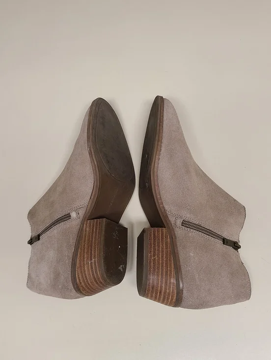 Lucky Brand Falisha Suede side zip ankle boots size 9 - Picture 8 of 11